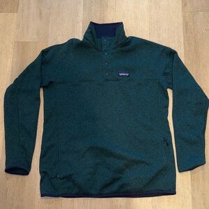 Patagonia Teal Snap-T Fleece Pullover